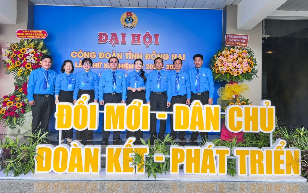 Đoàn đại biểu Công đoàn Cty TNHH MTV Tổng công ty Cao su Đồng Nai tham dự Đại hội Liên đoàn Lao động Tỉnh Đồng Nai lần thứ XI, nhiệm kỳ 2023 – 2028